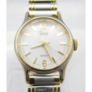Women Timex Quartz WR Analog 18mm Round Watch (H608) "New Battery"